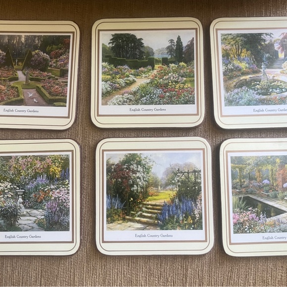 English Countryside 6 Coasters - Picture 1 of 5